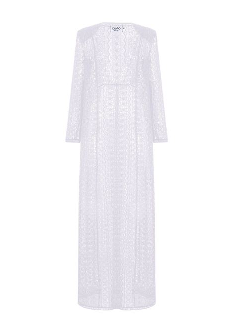 Top nilere in pizzo in bianco Charo ruiz ibiza 1989 - donna CHARO RUIZ IBIZA 1989 | 256302WHT